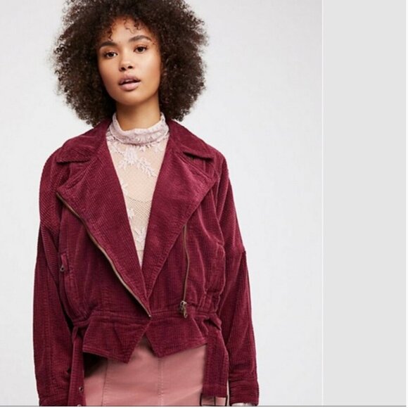 FREE PEOPLE Dolman Slouchy Corduroy Jacket - Picture 1 of 8